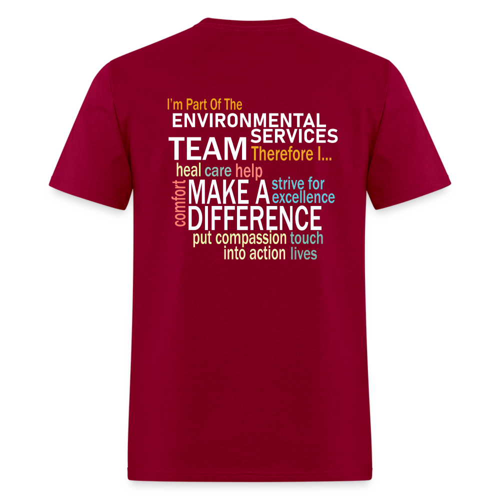 I'm Part of the Environmental Services Team - Unisex Classic T-Shirt - dark red