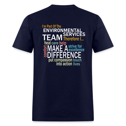 I'm Part of the Environmental Services Team - Unisex Classic T-Shirt - navy