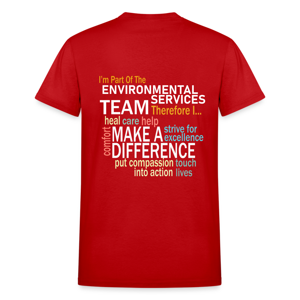 I'm Part of the Environmental Services Team - Gildan Ultra Cotton Adult T-Shirt - red