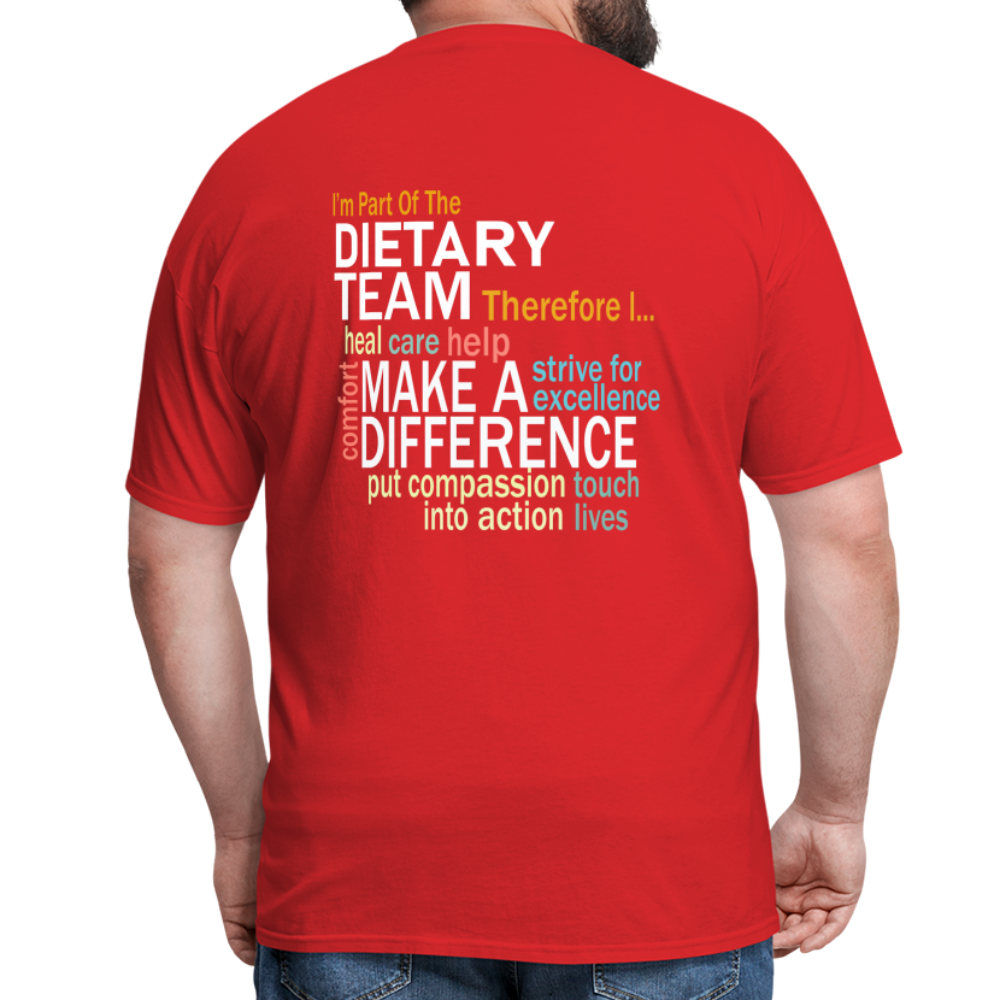 I'm Part of the Dietary Team - Unisex Classic T-Shirt - red