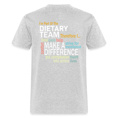 I'm Part of the Dietary Team - Unisex Classic T-Shirt - heather gray