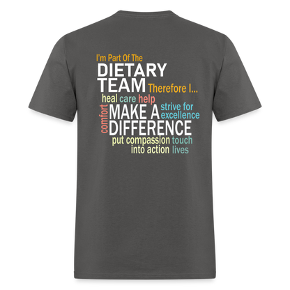 I'm Part of the Dietary Team - Unisex Classic T-Shirt - charcoal