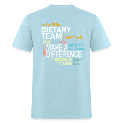 I'm Part of the Dietary Team - Unisex Classic T-Shirt - powder blue