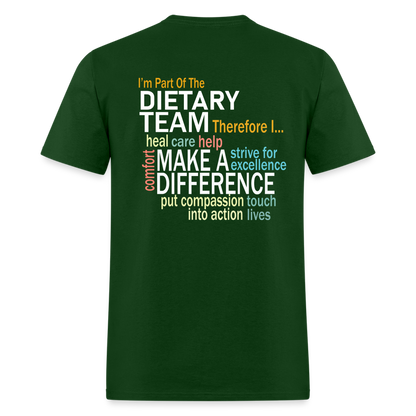 I'm Part of the Dietary Team - Unisex Classic T-Shirt - forest green